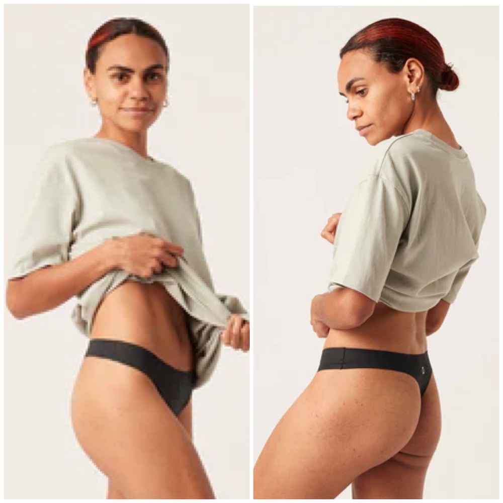 Modibodi Recycled Seamfree Thong (Black)
